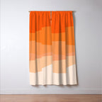 Creamsicle Dream - Abstract Window Curtain Gallery Image 3