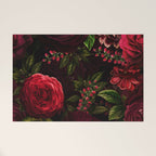 Vintage & Shabby Chic - Vintage & Shabby Chic - Mystical Night Roses Welcome Mat Gallery Image 1