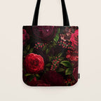 Vintage & Shabby Chic - Vintage & Shabby Chic - Mystical Night Roses Tote Bag Gallery Image 1