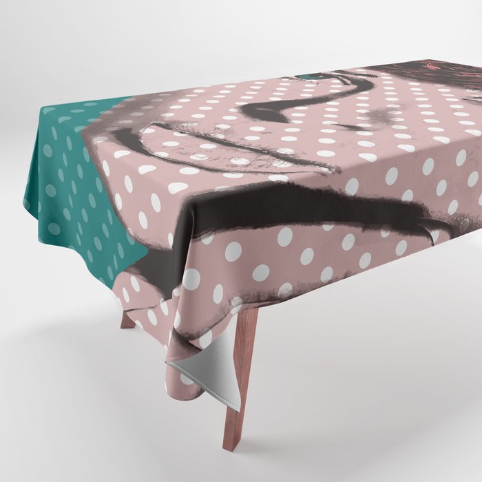 Pop Art Girl  Tablecloth Gallery Image 1