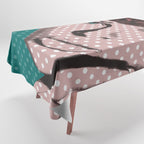 Pop Art Girl  Tablecloth Gallery Image 1
