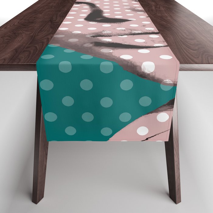 Pop Art Girl  Table Runner Gallery Image 1