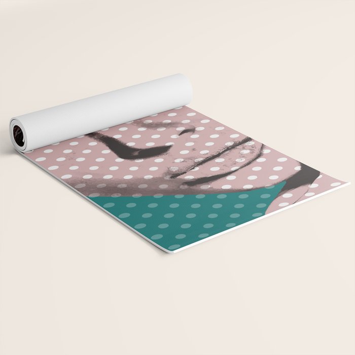 Pop Art Girl  Yoga Mat Gallery Image 2