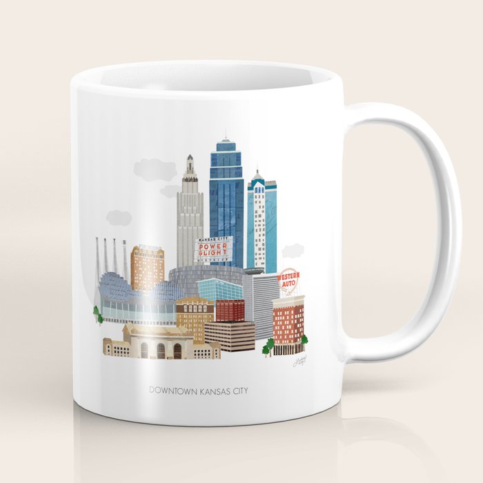 Kansas City Skyline Coffee Mug Gallery Image 1