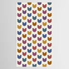 Spring Tulips VIII Multicolor Mid Century Flowers Tablecloth Gallery Image 2