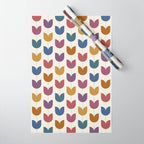 Spring Tulips VIII Multicolor Mid Century Flowers Wrapping Paper Gallery Image 1