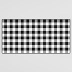 Black and White Buffalo Check Desk Mat Gallery Image 3