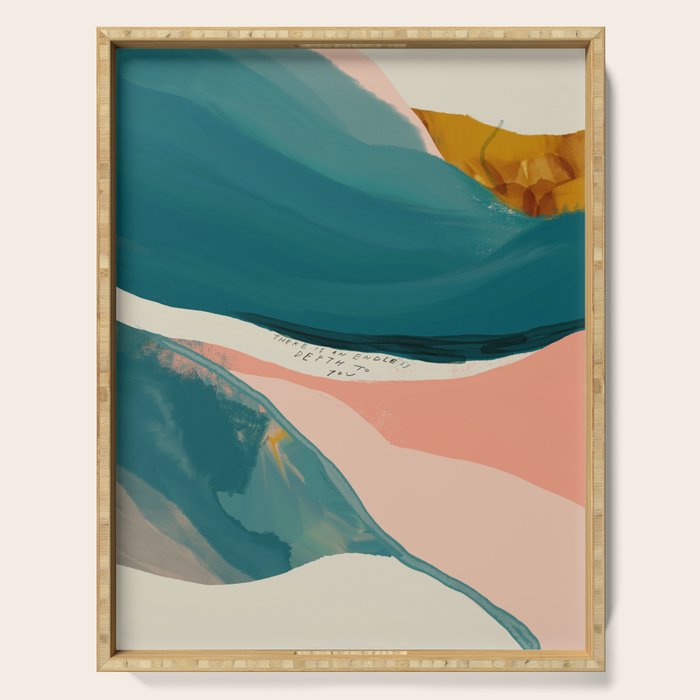 "There Is An Endless Depth To You."  Serving Tray Gallery Image 1