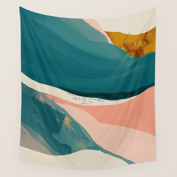 "There Is An Endless Depth To You."  Wall Tapestry Gallery Image 1