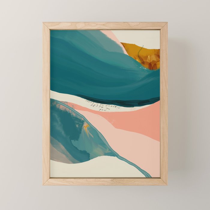 "There Is An Endless Depth To You."  Mini Art Print Gallery Image 1