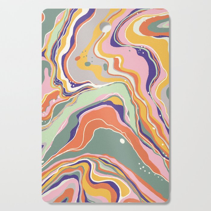 Retro marble #1 Cutting Board Gallery Image 1