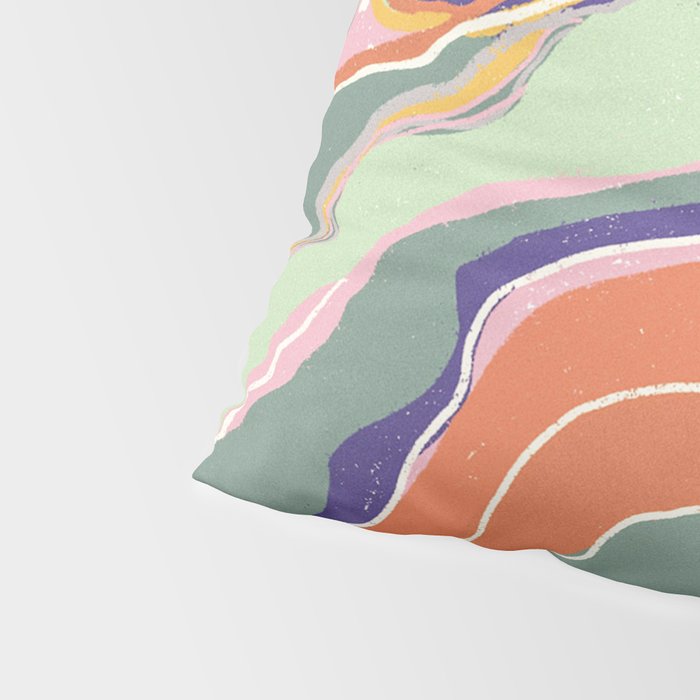 Retro marble #1 Pillow Sham Gallery Image 4