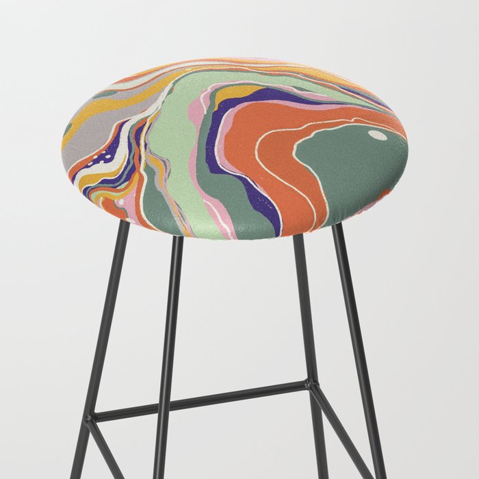 Retro marble #1 Stool Gallery Image 2