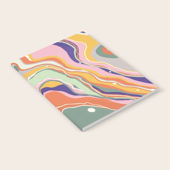 Retro marble #1 Notebook Gallery Image 2