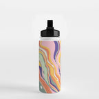 Retro marble #1 Water Bottle Gallery Image 2