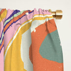 Retro marble #1 Window Curtain Gallery Image 2