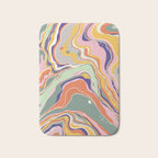Retro marble #1 Bath Mat Gallery Image 1