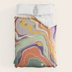 Retro marble #1 Comforter Gallery Image 6