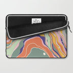 Retro marble #1 Laptop Sleeve Gallery Image 2