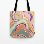 Retro marble #1 Tote Bag Gallery Image 1