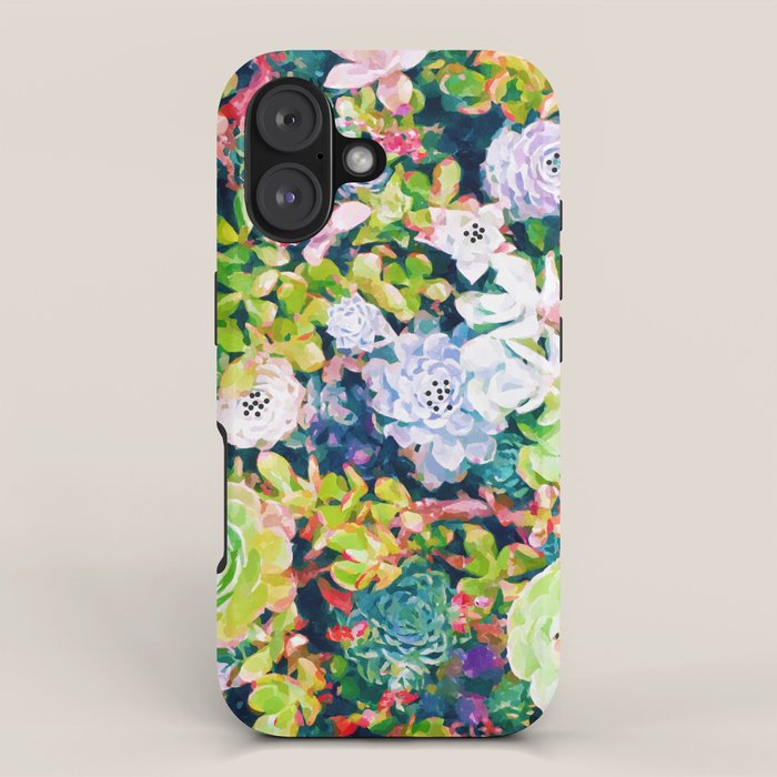 Watercolor Succulents iPhone Case Gallery Image 1