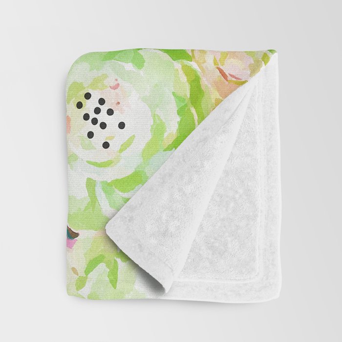 Watercolor Succulents Throw Blanket Gallery Image 3