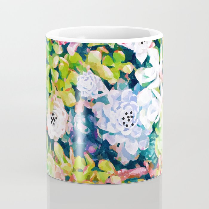 Watercolor Succulents Coffee Mug Gallery Image 4