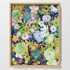 Watercolor Succulents Serving Tray Gallery Image 1