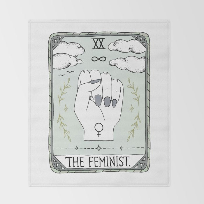 The Feminist Throw Blanket Gallery Image 2