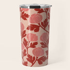 Roses pattern Travel Mug Gallery Image 1