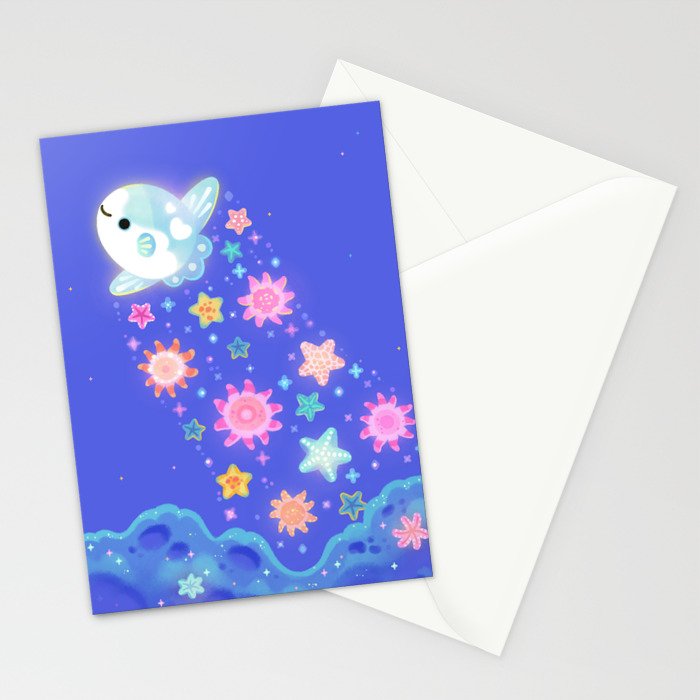 Sun and star Stationery Card Gallery Image 2