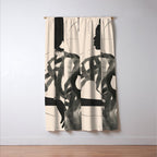 Lady Portrait  Window Curtain Gallery Image 3