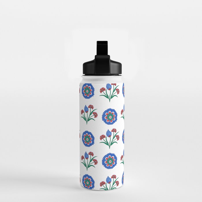 Iznik Motif  Water Bottle Gallery Image 2