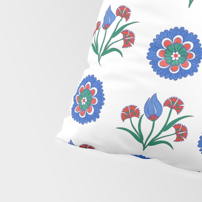 Iznik Motif  Pillow Sham Gallery Image 4