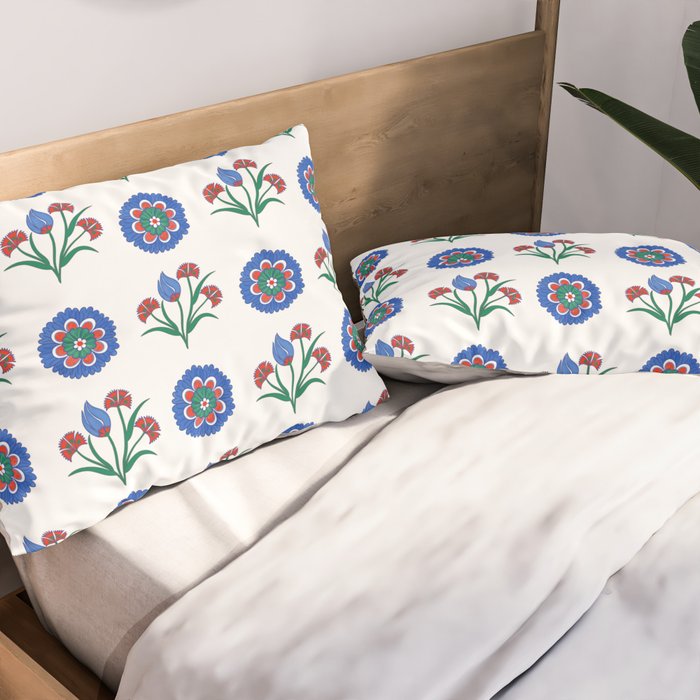 Iznik Motif  Pillow Sham Gallery Image 2