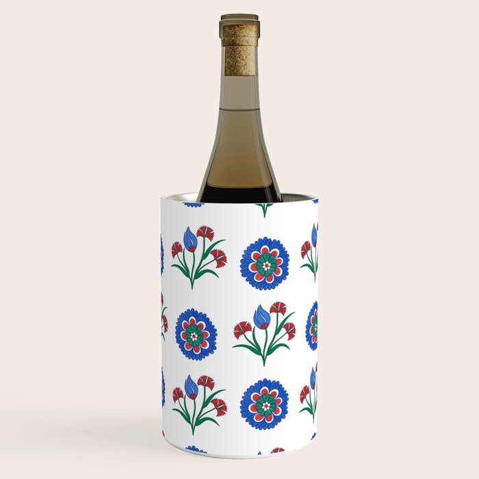 Iznik Motif  Wine Chiller Gallery Image 3