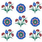 Iznik Motif  Coffee Mug Gallery Image 2