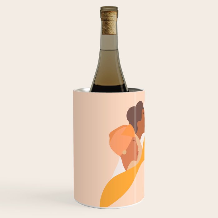 Girl Power - Strong womenâs Portrait 1. Neutral Wine Chiller Gallery Image 1