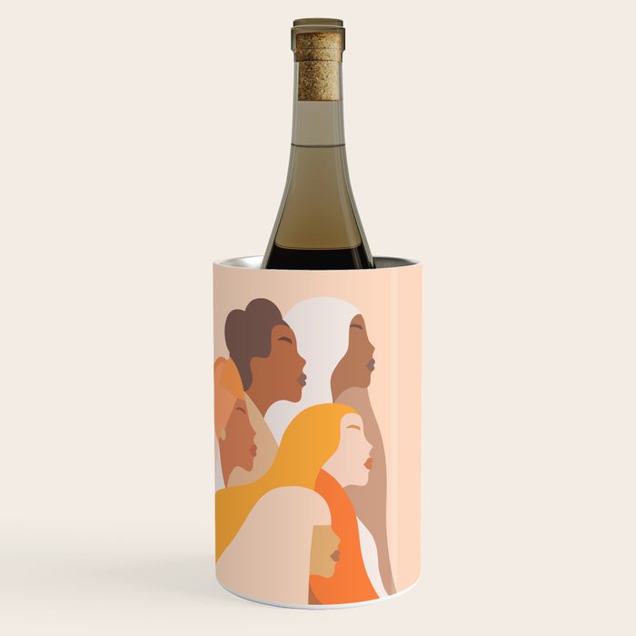 Girl Power - Strong womenâs Portrait 1. Neutral Wine Chiller Gallery Image 3