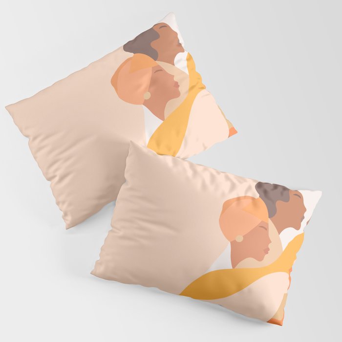 Girl Power - Strong womenâs Portrait 1. Neutral Pillow Sham Gallery Image 3