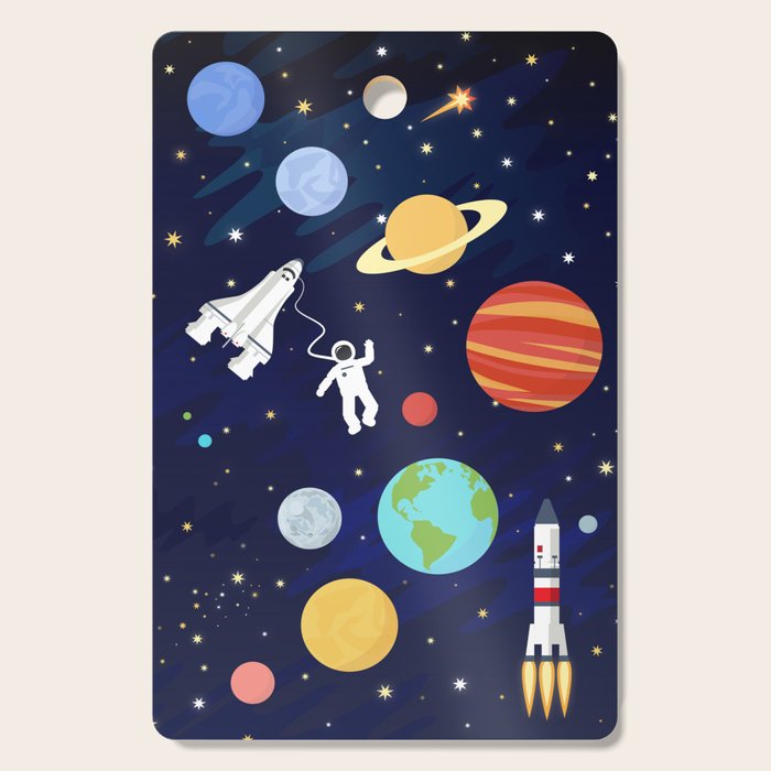 In space Cutting Board Gallery Image 1