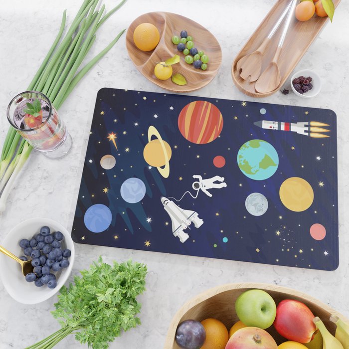 In space Cutting Board Gallery Image 2
