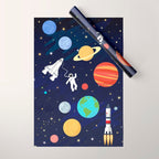 In space Wrapping Paper Gallery Image 1