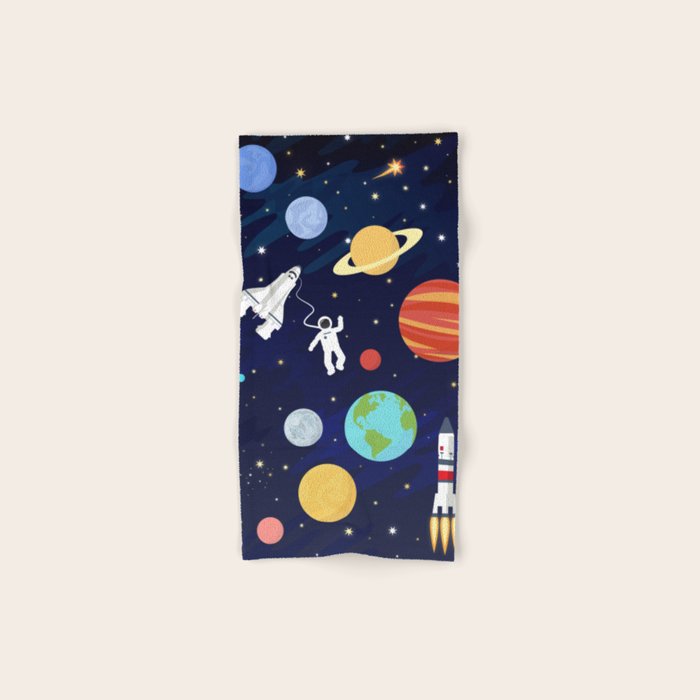 In space Bath Towel Gallery Image 1