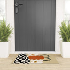 Vintage matisse floral check  Welcome Mat Gallery Image 3