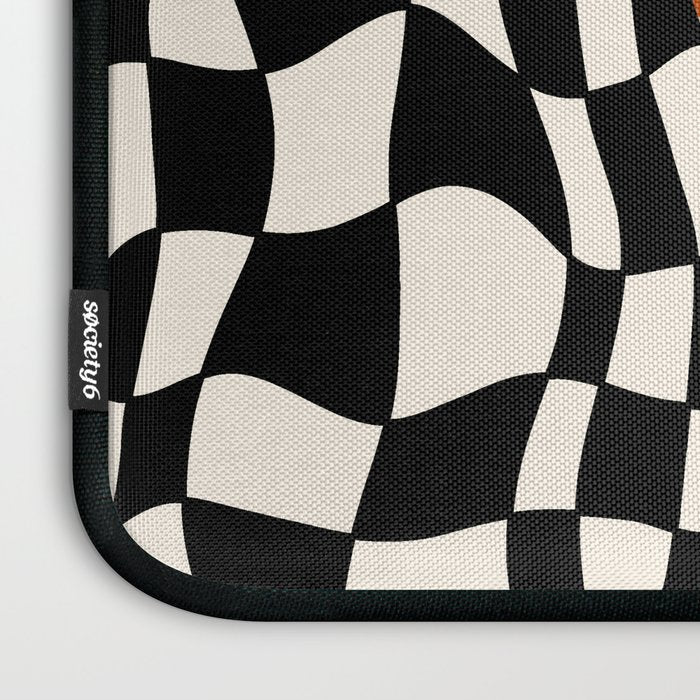 Vintage matisse floral check  Laptop Sleeve Gallery Image 3