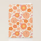 Vintage hand drawn flower art pattern Stationery Card Gallery Image 2