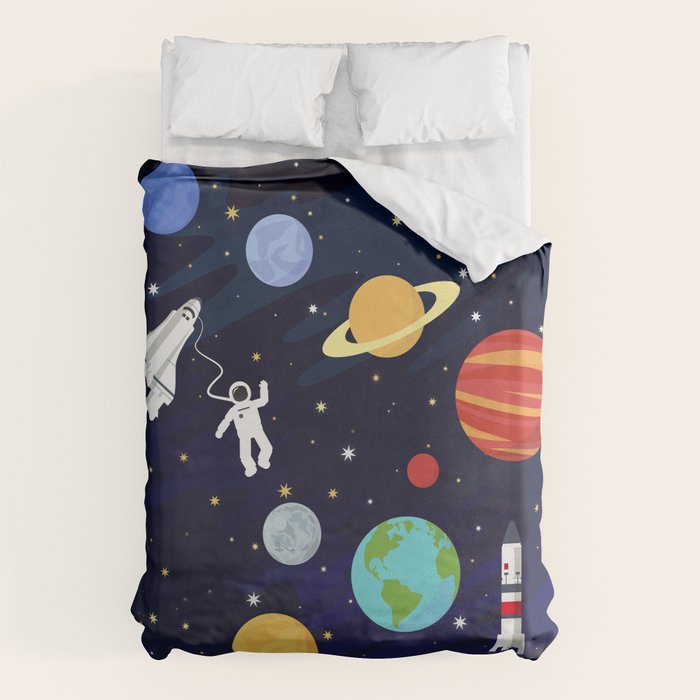 In space Duvet Cover Gallery Image 1