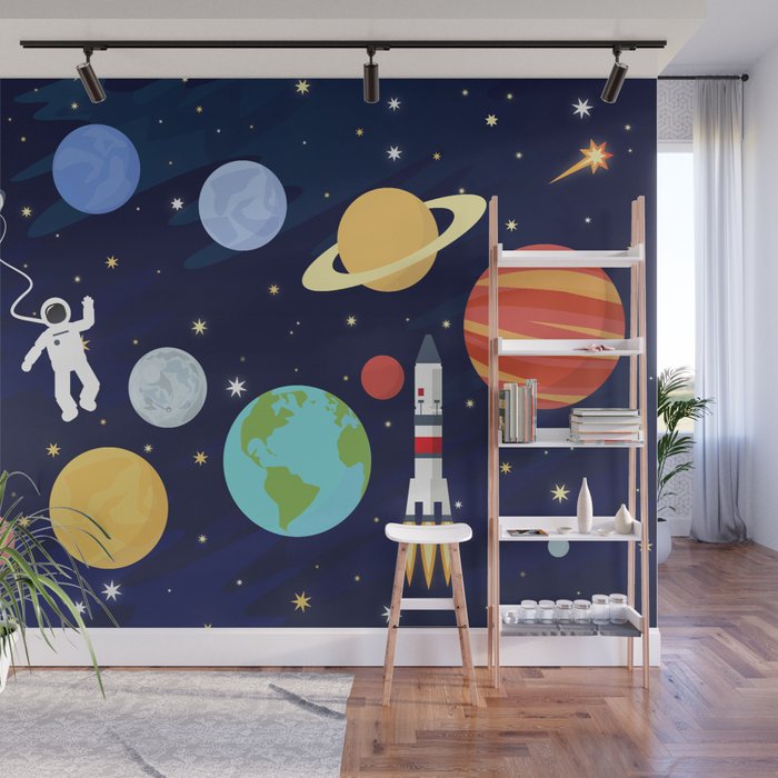 In space Wall Mural Gallery Image 1