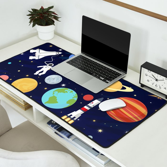 In space Desk Mat Gallery Image 2
